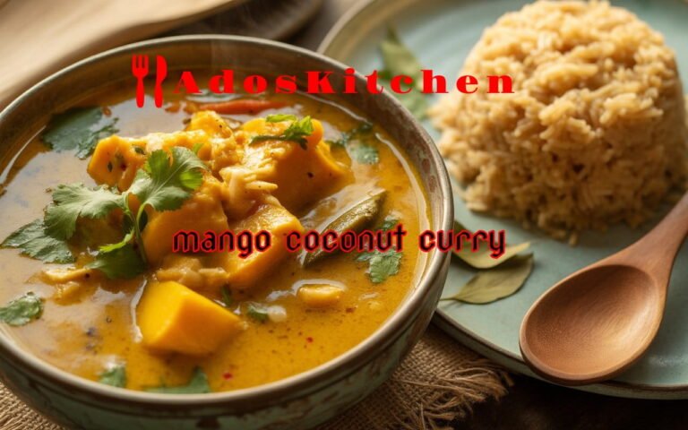 mango coconut curry